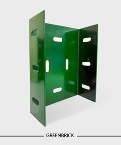 Perforated U-channel, size 20×15×7.