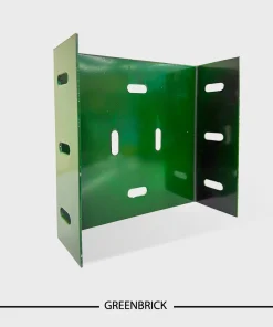 Perforated U-channel, size 20×20×7.