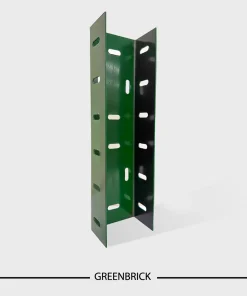 Perforated U-channel, size 40×10×7.
