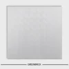 Bana wicker-pattern punched gypsum tile.