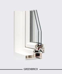 Double-glazed glass.