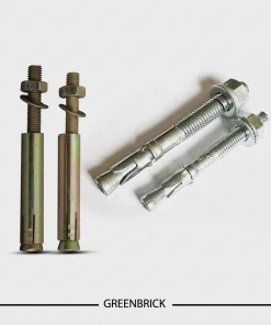 Wall post wedge anchor bolt, size M10×90.