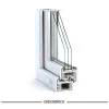 Triple-glazed glass.