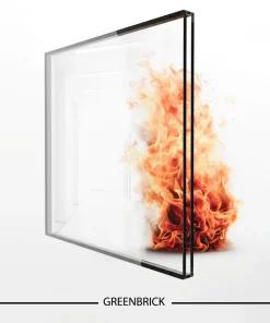 Fire-resistant glass