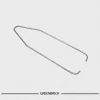 Bed joint reinforcement hook.